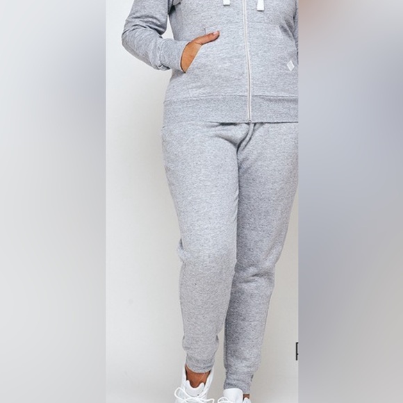 Black fleece wide waistband jogger - Picture 9 of 9